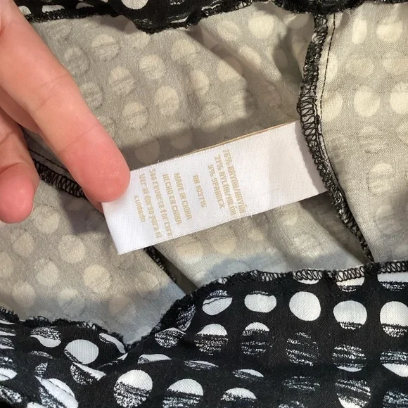 Hope & Harlow Stretchy Dress Bermuda Shorts, Size 12 Abstract Dots Pull On - Picture 7 of 7